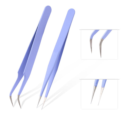 Stainless Steel Eyelash  Tweezers